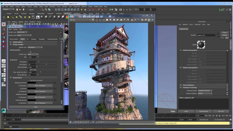 eNArch 3D low-poly models creation